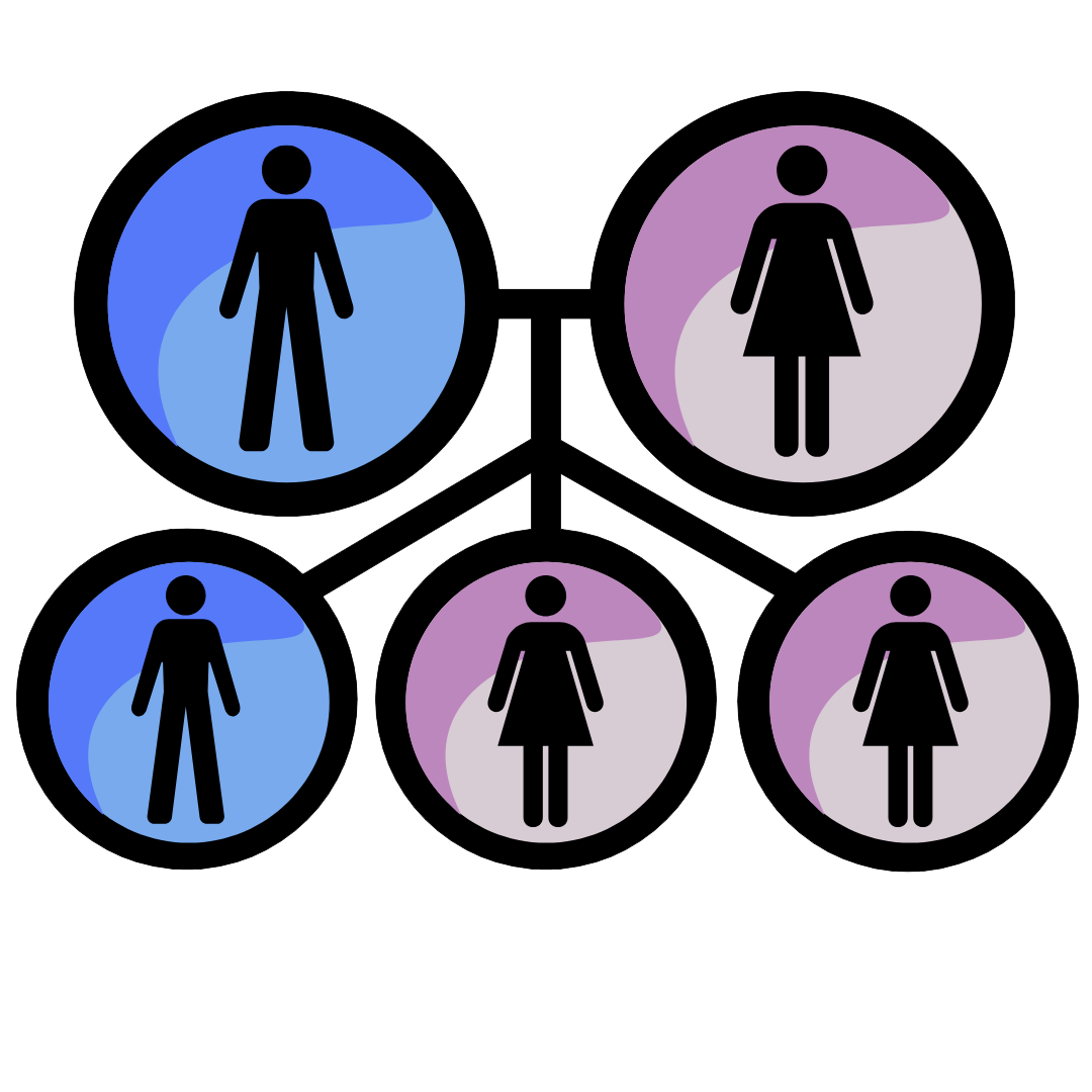 Simple Illustration of a Family Tree